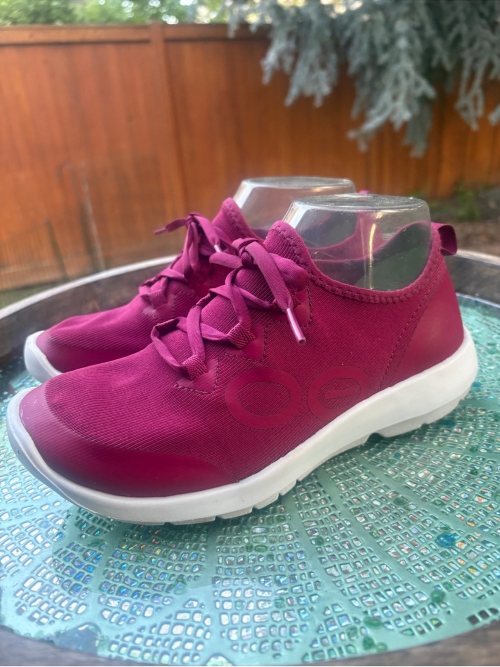 OOFOS OOmg Sport LS Low Shoe in Rosebud Size US 7.5 Comfort Recovery Sneakers - Picture 5 of 10
